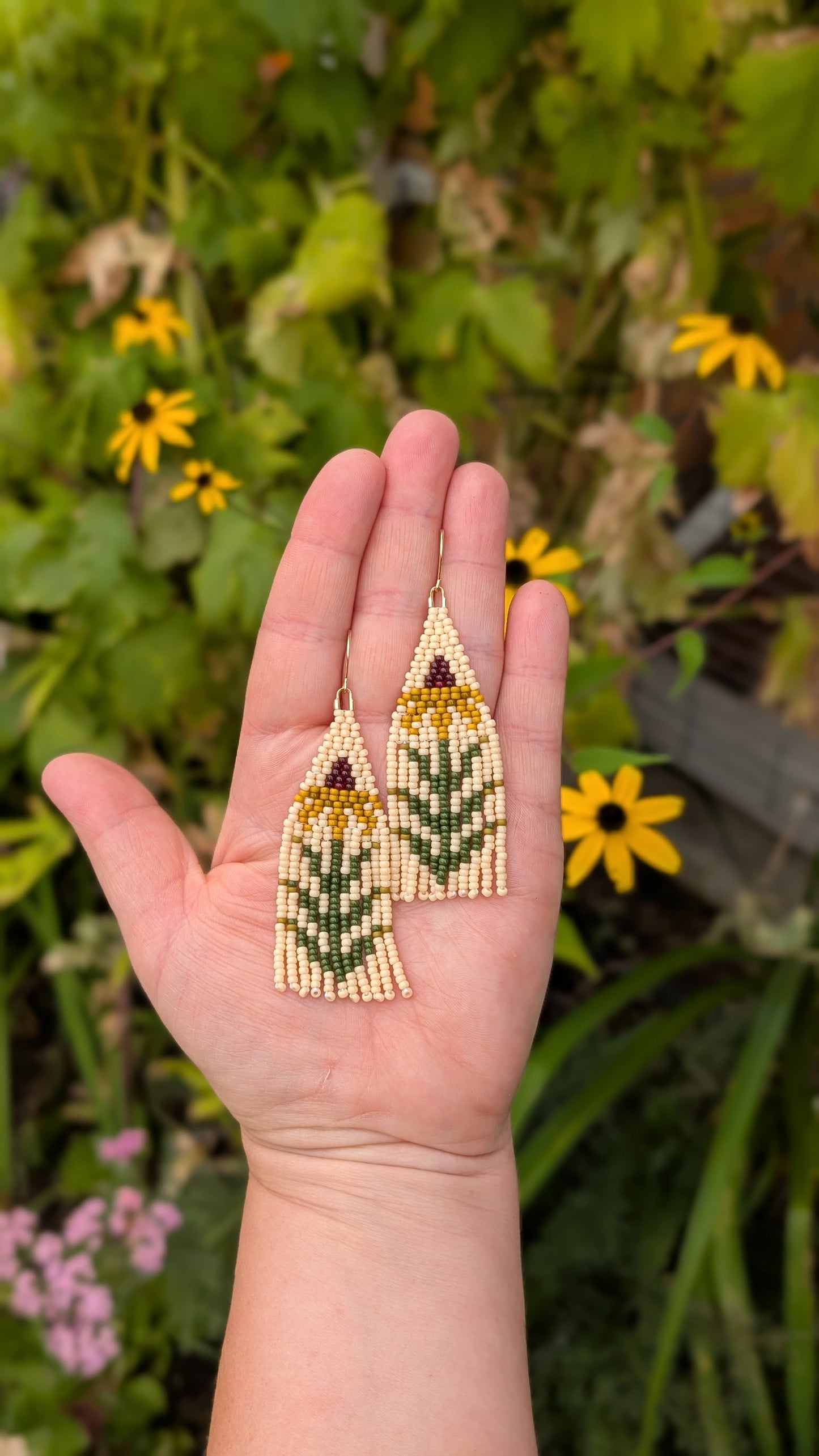 Black Eyed Susan Fringe in Yellow