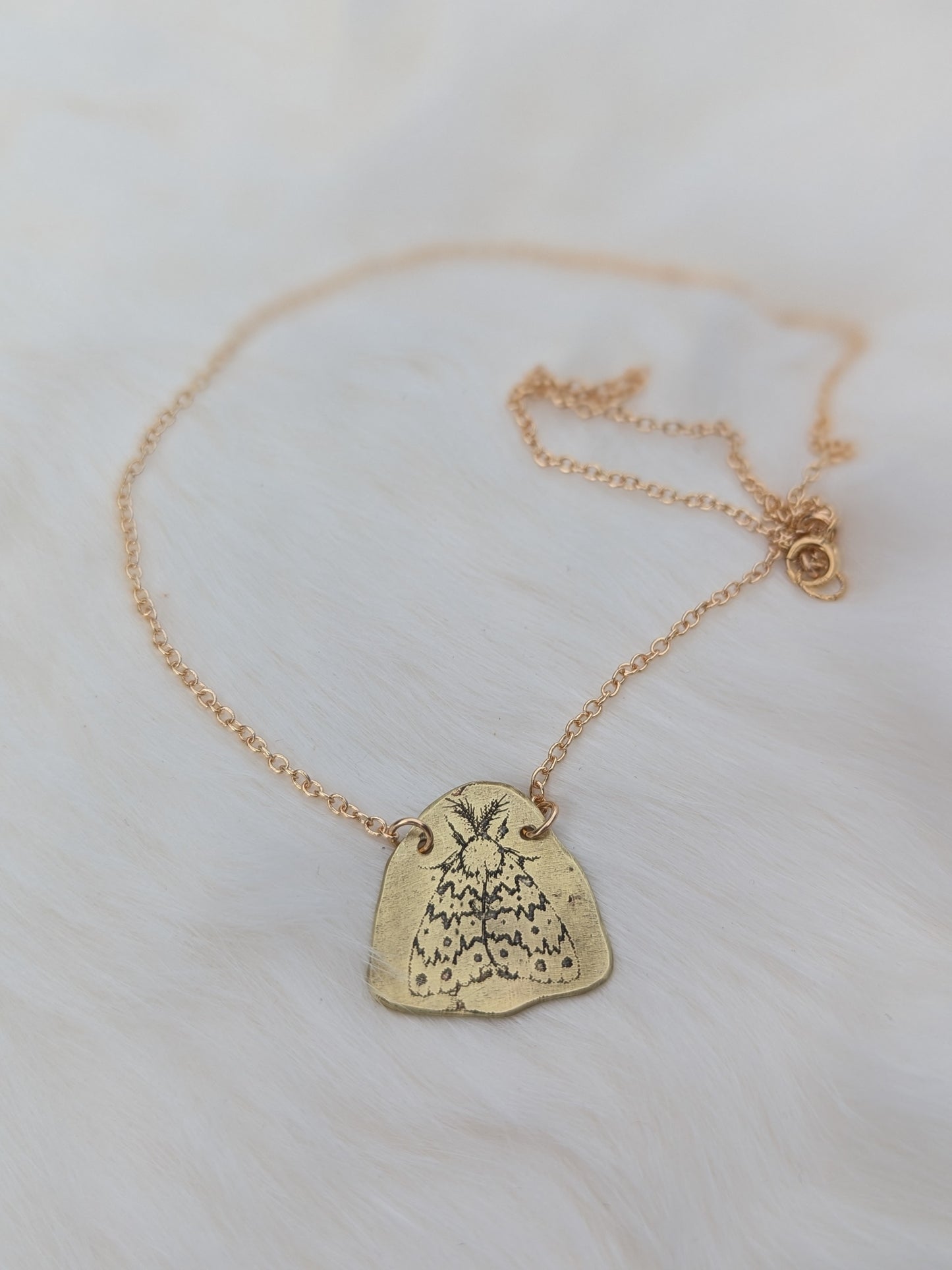 Etched Botanical Necklace